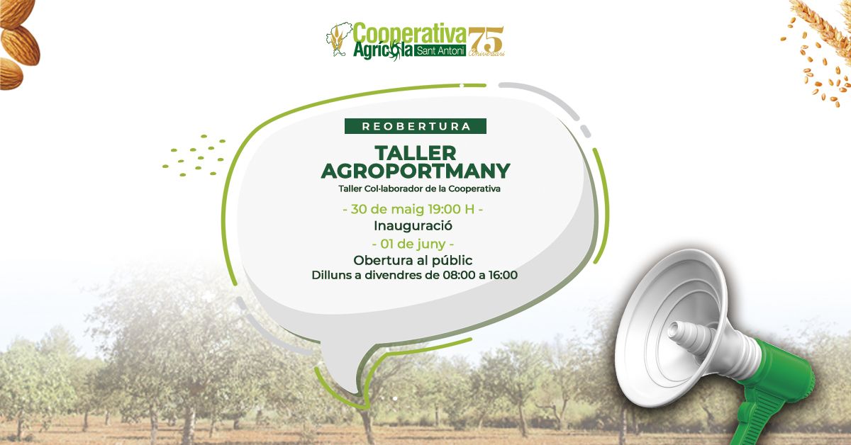 Reobertura taller portmany i inauguració